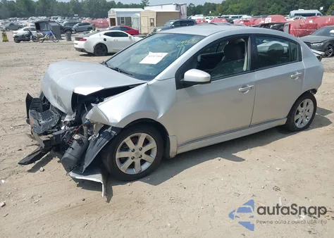 2012 Nissan Sentra 2.0 Sr из США, поврежденный, VIN 3N1AB6AP4CL629929